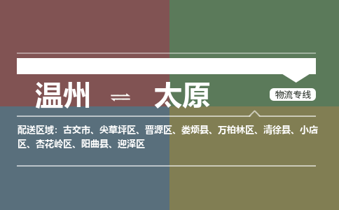溫州到太原物流專(zhuān)線